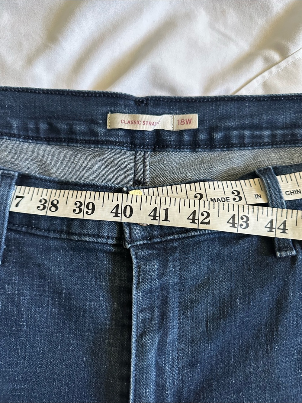 Levis Dark Blue Straight-Leg Jeans - Picture 5 of 7